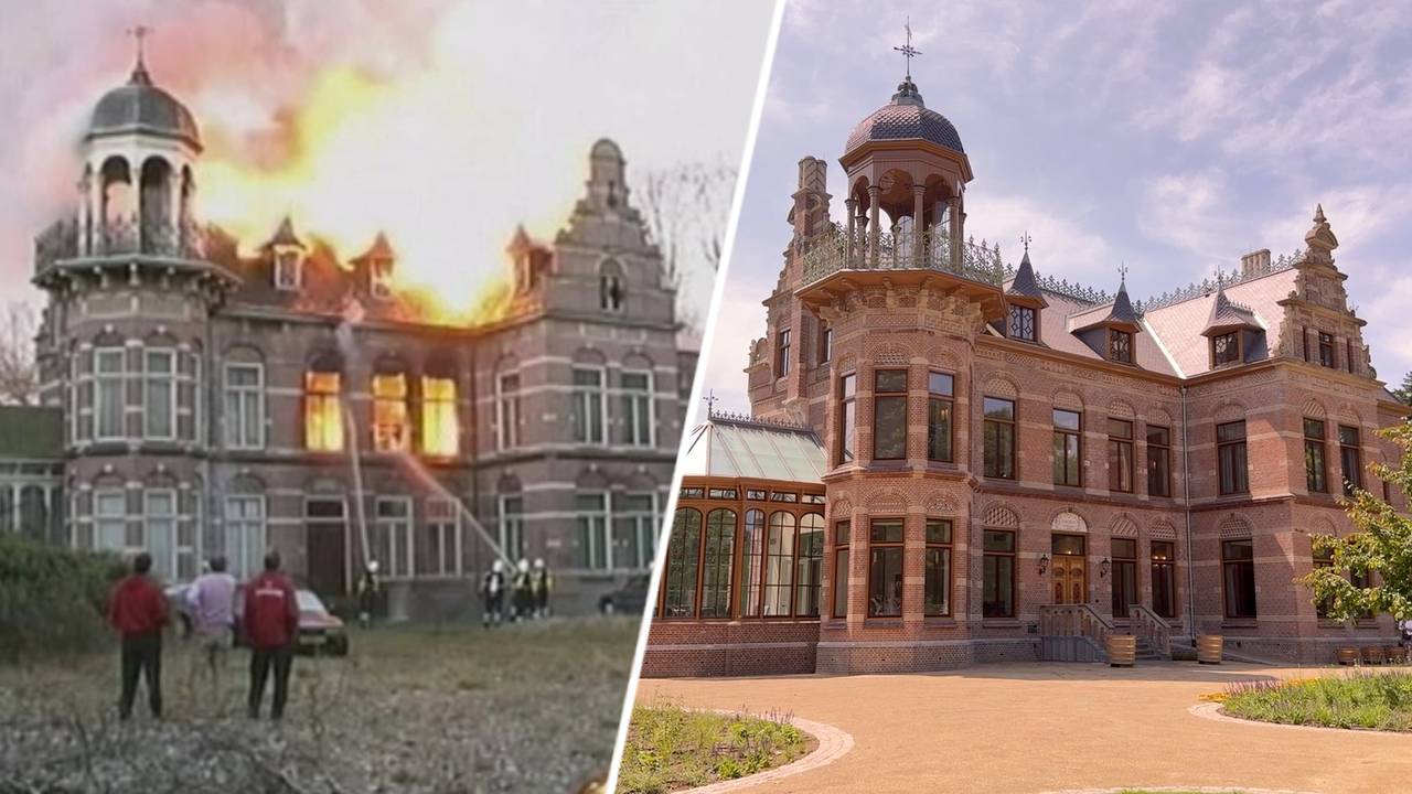 Landgoed Zionsburg herrijst uit de as na de verwoestende brand in 2003 (foto: Omroep Brabant archief/ Megan Hanegraaf).