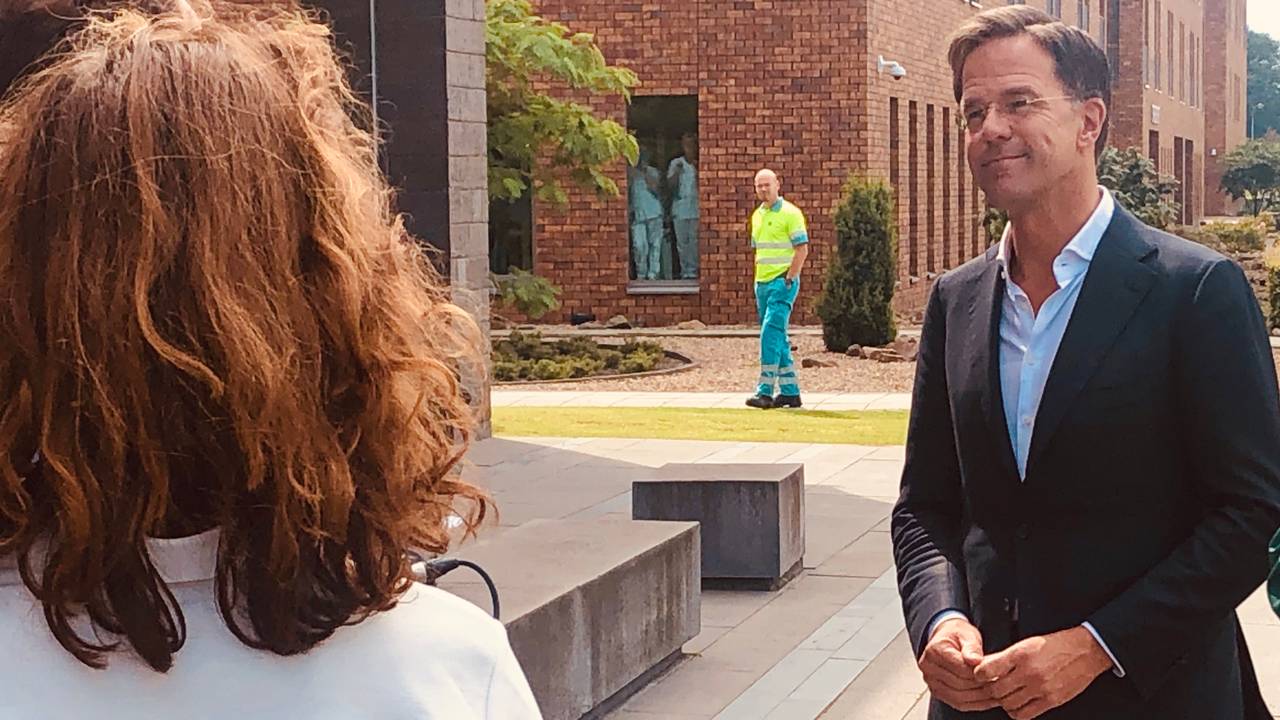 Premier Rutte in Uden.