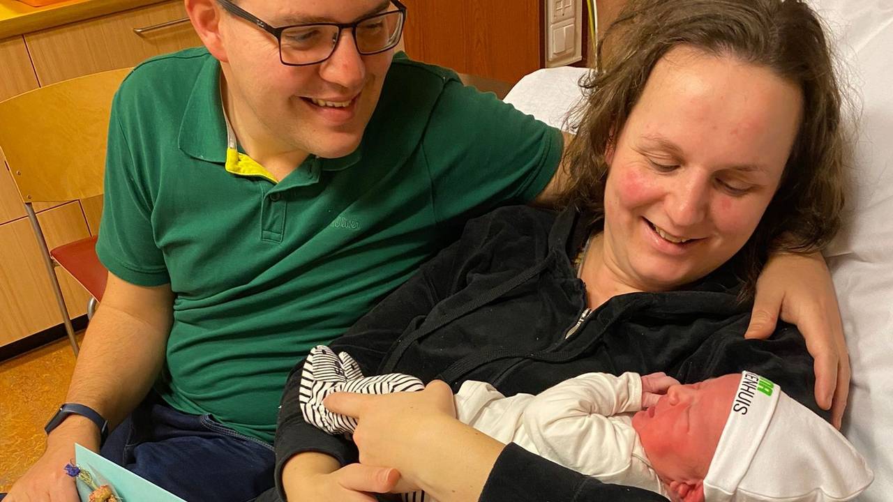 Baby Vera, de duizendste baby in het Anna Geboortecentrum (foto: Anna Ziekenhuis)