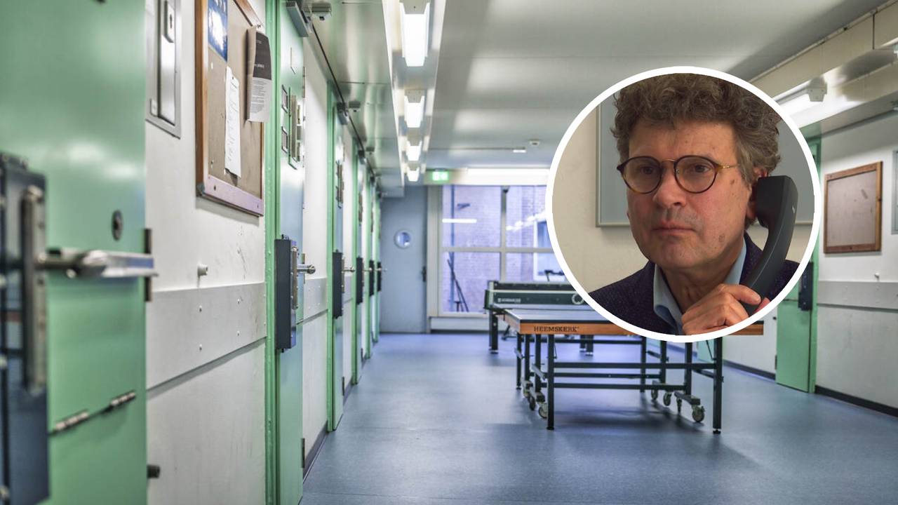 De PI in Vught en advocaat Fred van Rossem (foto: Dienst Justitiële Inrichten DJI, Omroep Brabant).