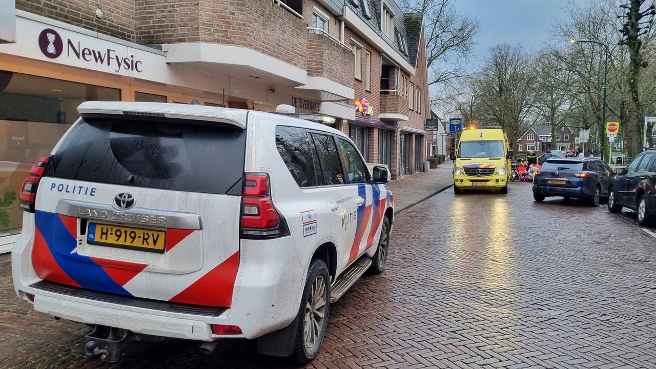 Voetgangster gewond na aanrijding met auto (Foto: Toby de Kort)