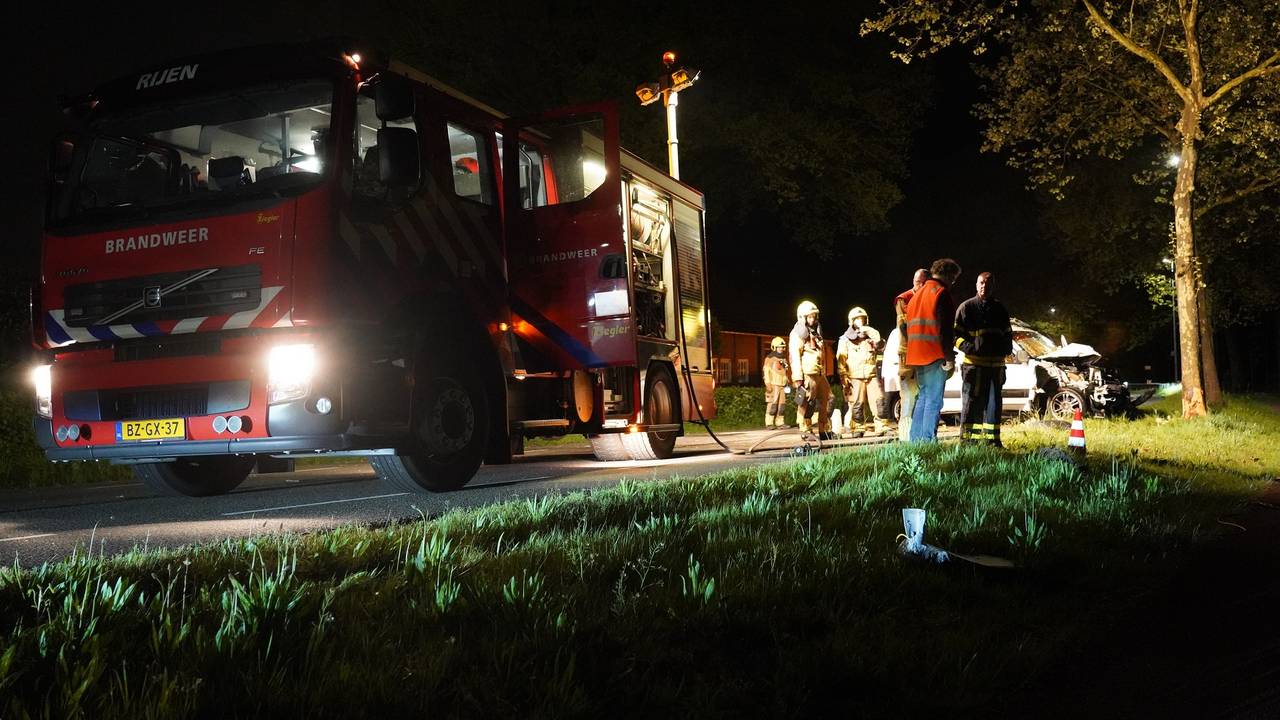 Het ging mis op de Duiventorenbaan tussen Rijen en Dongen (foto: Jeroen Stuve/SQ Vision).