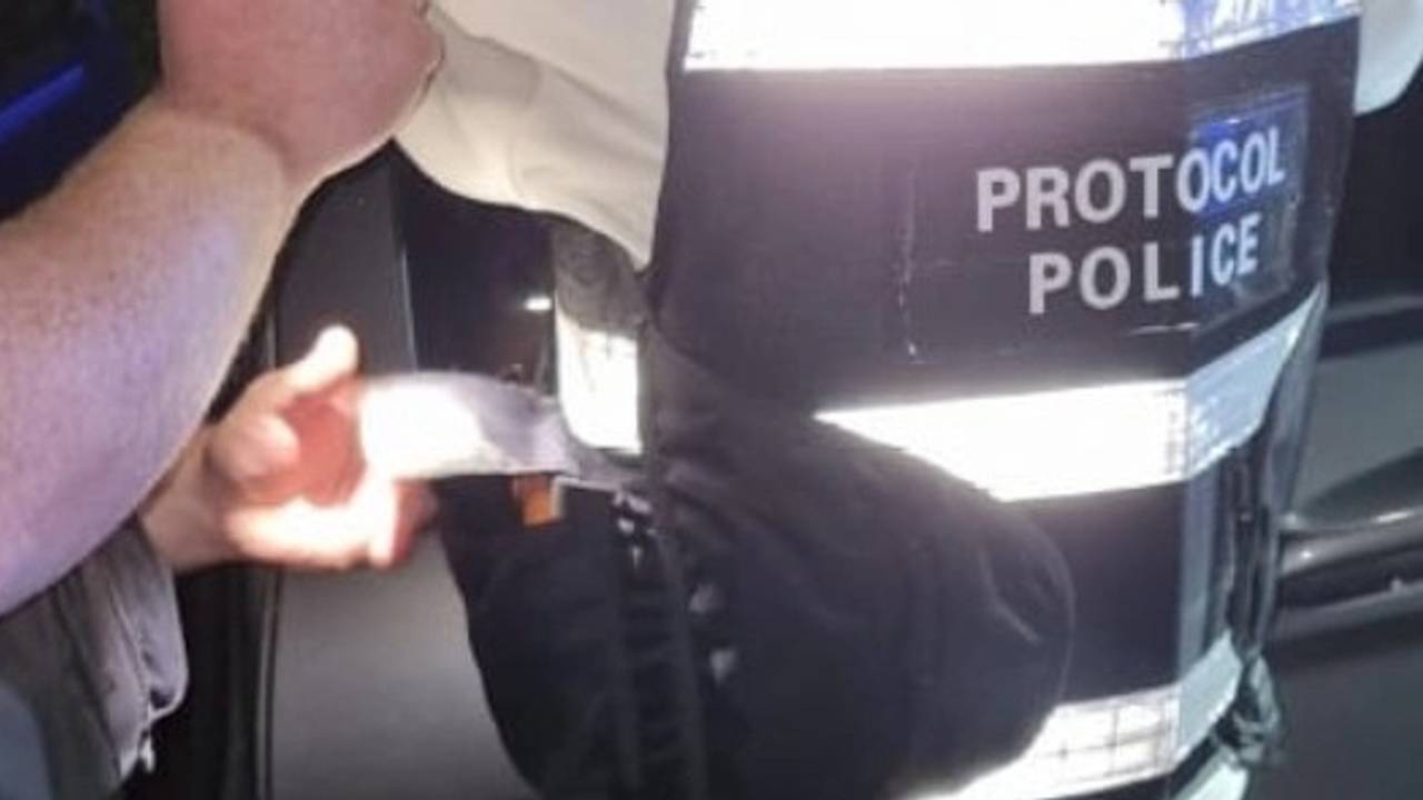 Een voorbeeld van een nepagent, aangehouden in Zevenbergen.