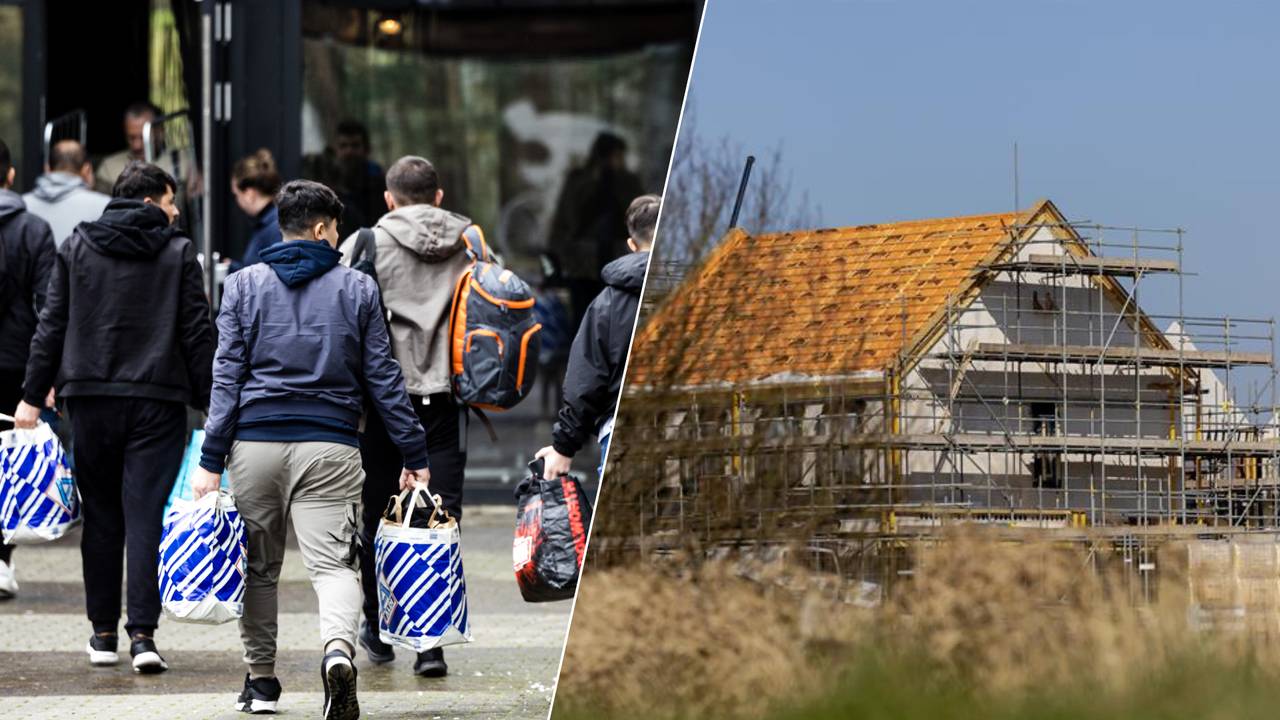 De opvang van asielzoekers in Uden en de woningbouw in Brabant (foto: ANP)