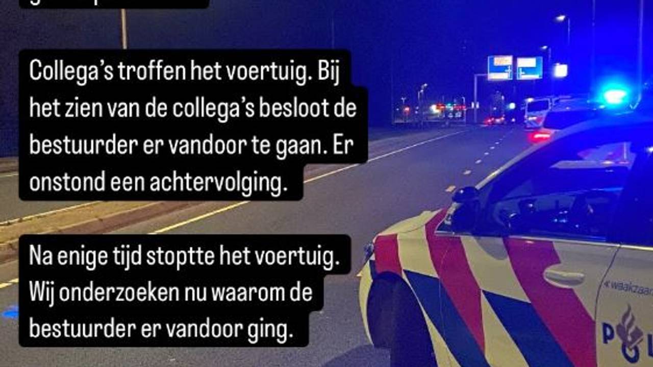 Foto: Instagram politie Leijdal.
