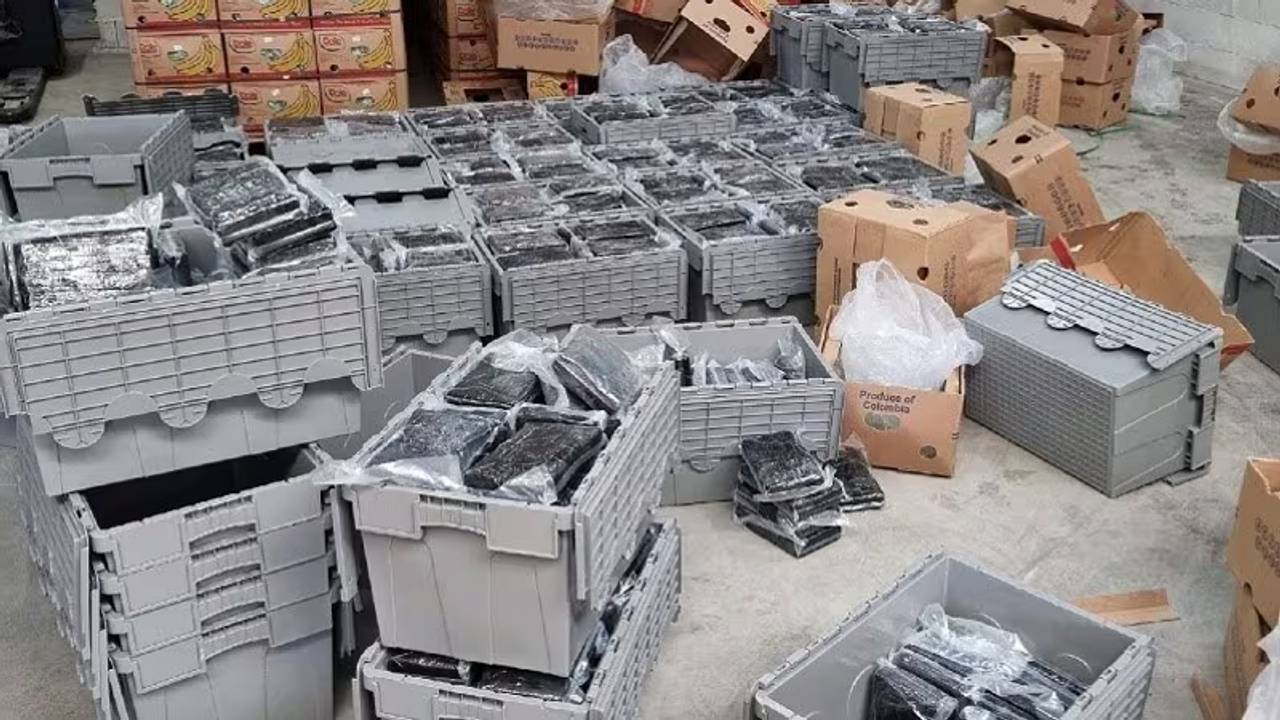 De cocaïnevangst najaar 2025 bij Standdaarbuiten (foto: politie)