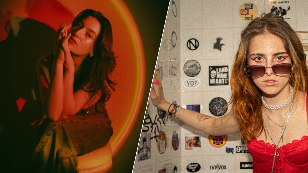 Brabants talent Hannah (foto: Azumi) en Julie strijden allebei om de titel 3fm Talent (foto Julie: YzaPauw).