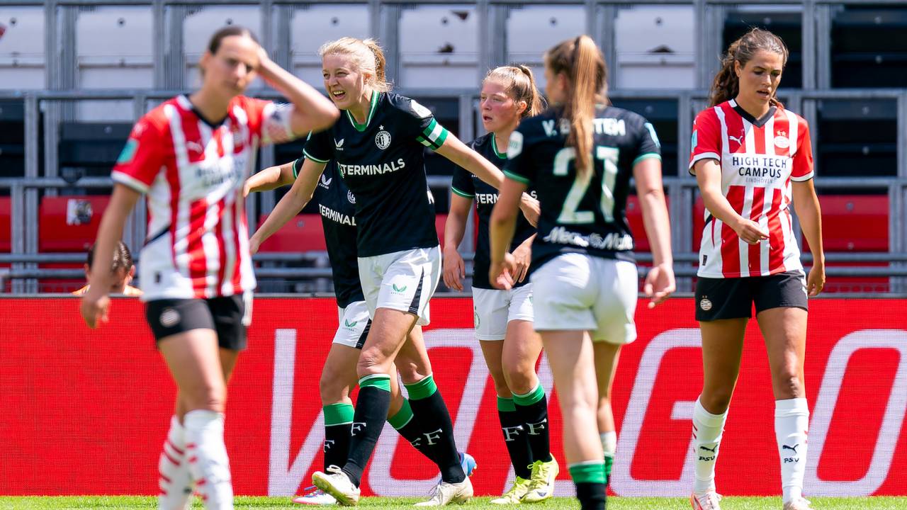 PSV Vrouwen slaagden er niet in om kampioen te worden. (Foto: Joris Verwijst/Orange Pictures)