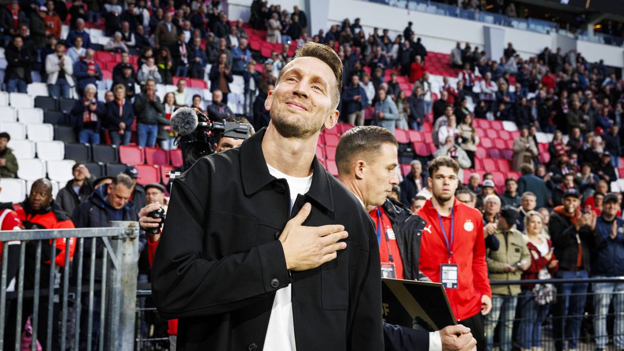 PSV zal altijd een plaatsje blijven houden in het hart van Luuk de Jong (foto: ANP).