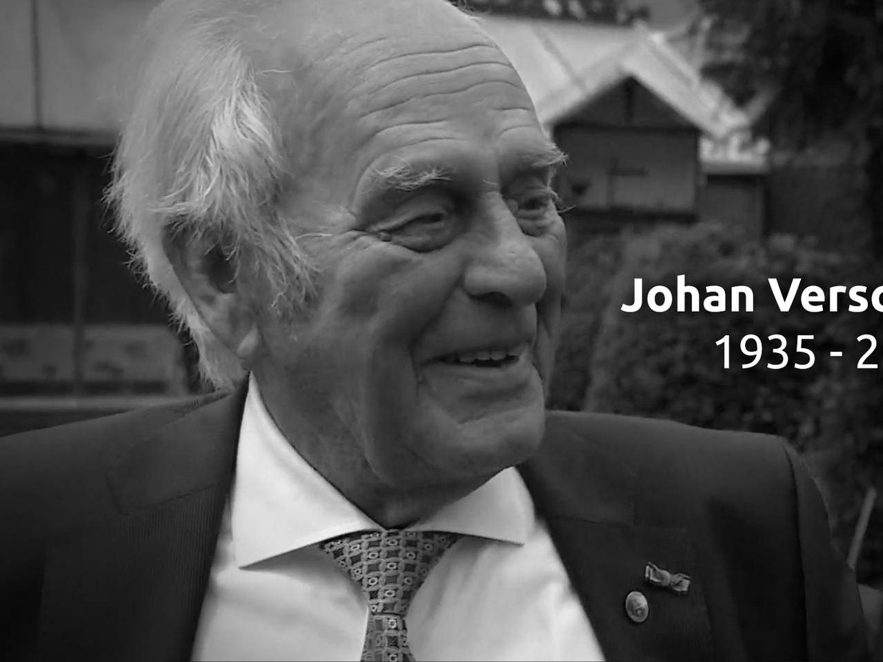 Oud-weerman Johan Verschuuren werd 85 jaar oud. 