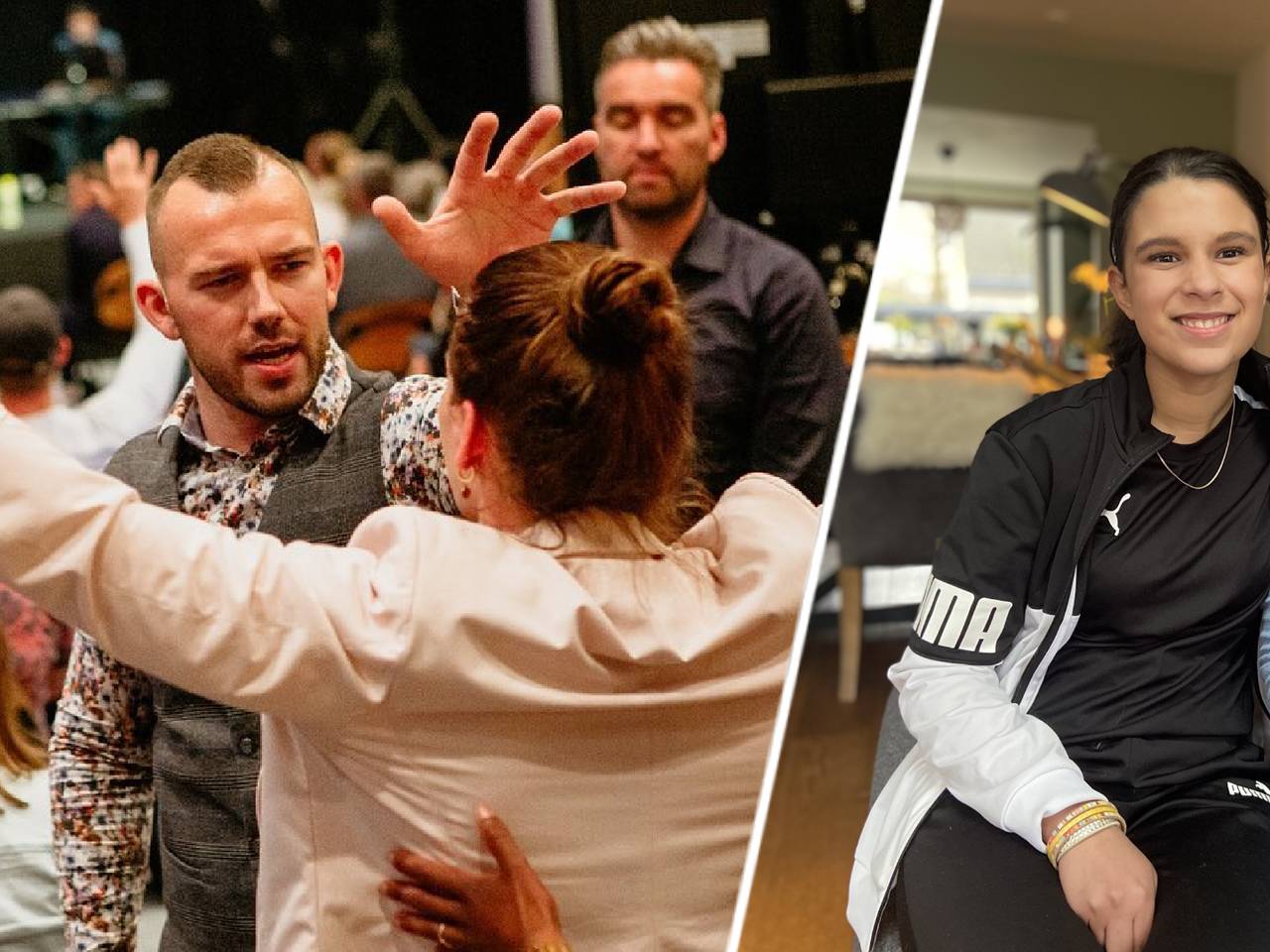 Tom de Wal / Elinde en haar moeder Indra (Foto: Facebook Frontrunners Ministries / Omroep Brabant).