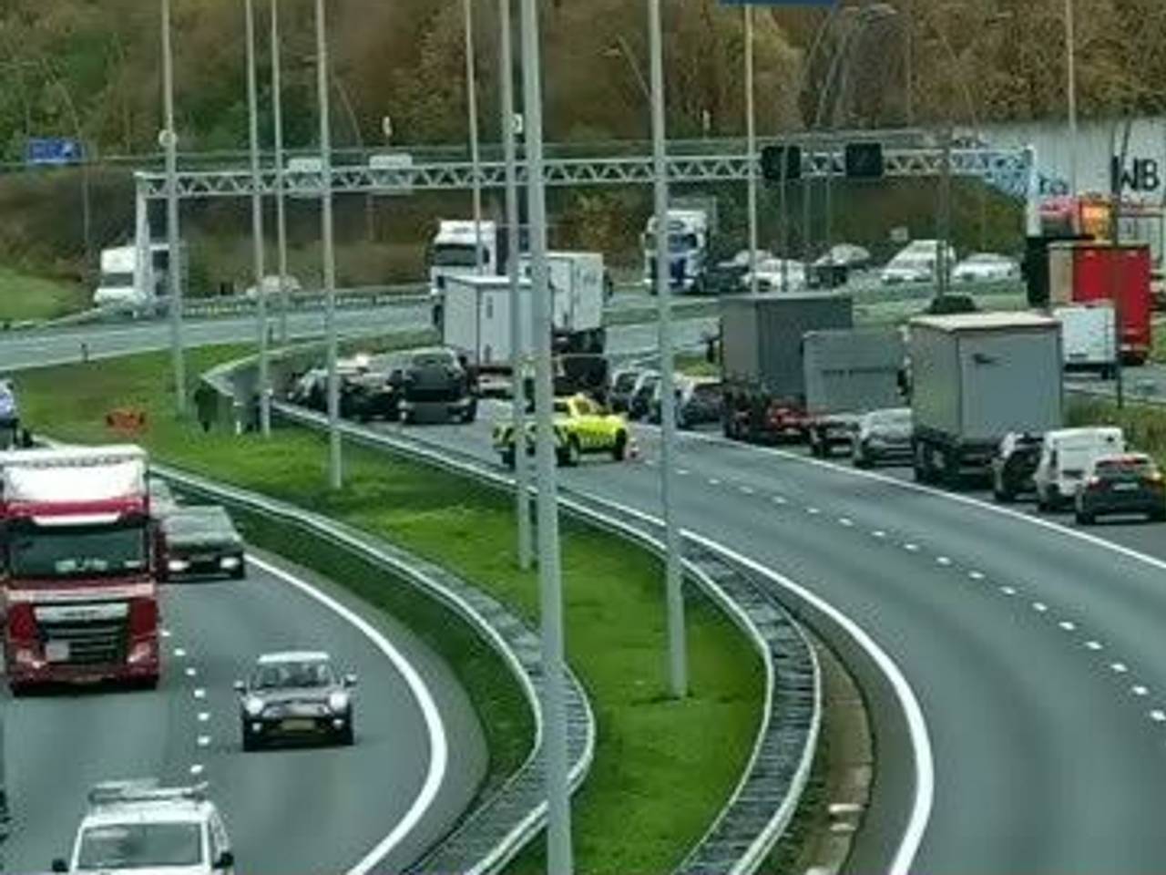 Problemen op de A2 (archieffoto: Rijkswaterstaat).