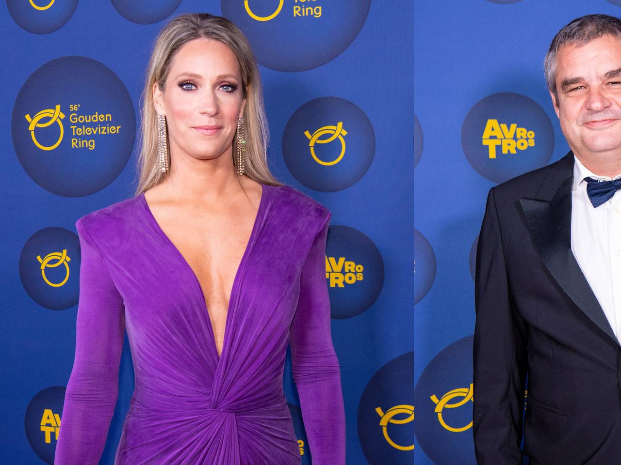 Hendriks en Lammers bij het Gouden Televizier-Ring Gala.