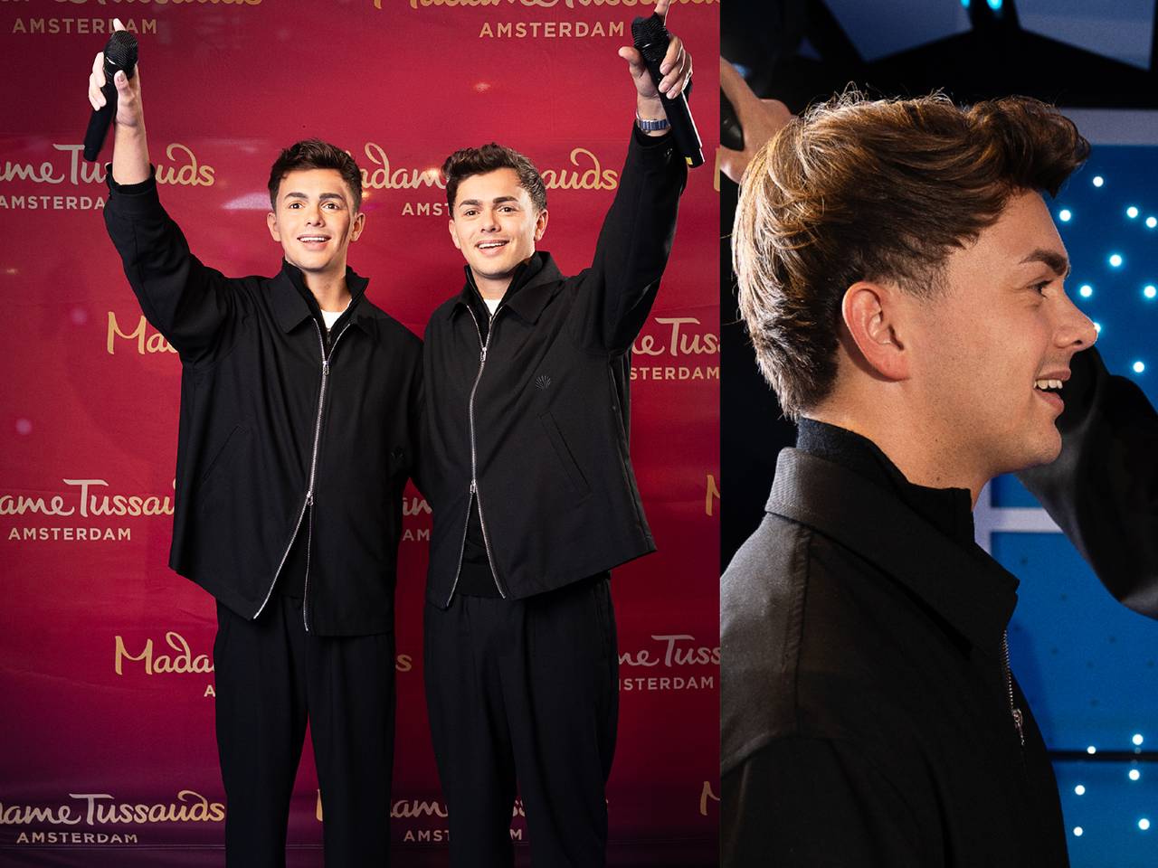 Flemming, Flemming, Flemming en Flemming (foto's: Madame Tussauds Amsterdam).