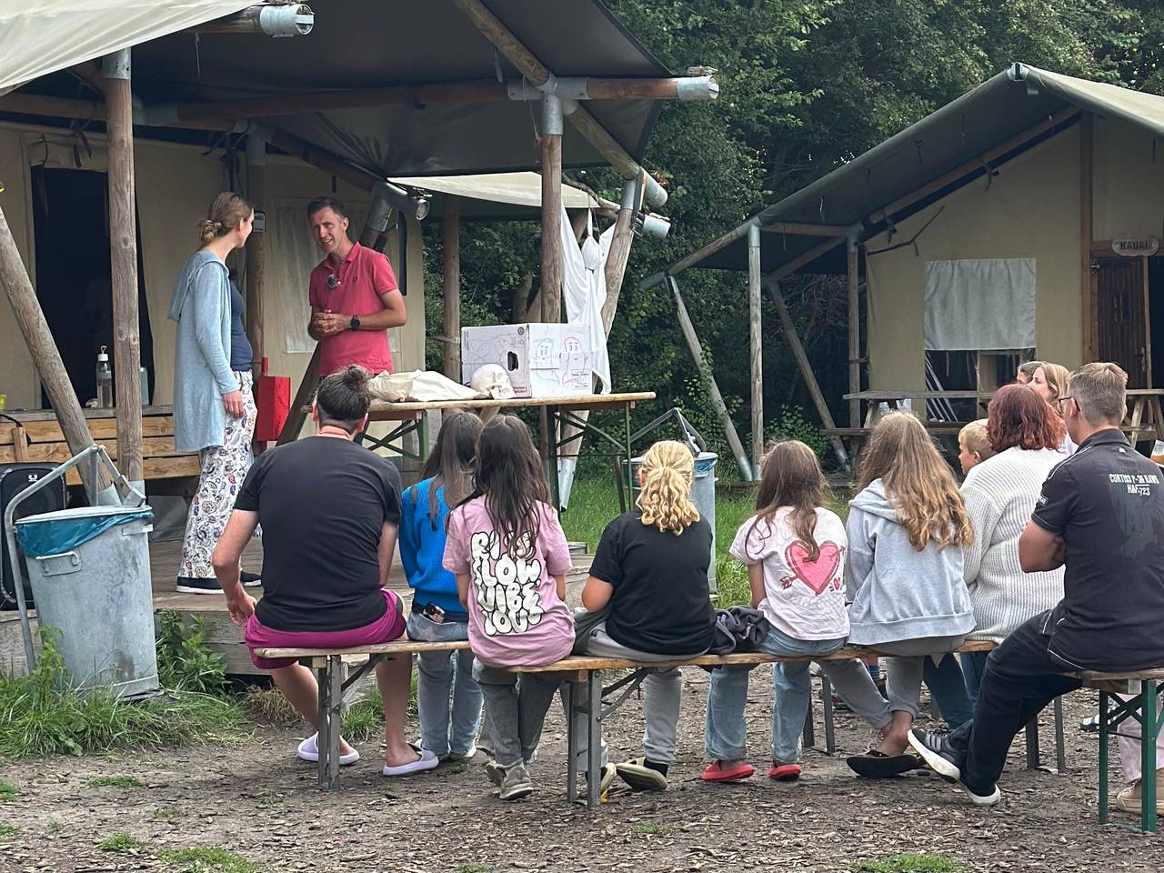 Tijdens het kamp is er tijd voor plezier én leerzame workshops over dementie (privéfoto).