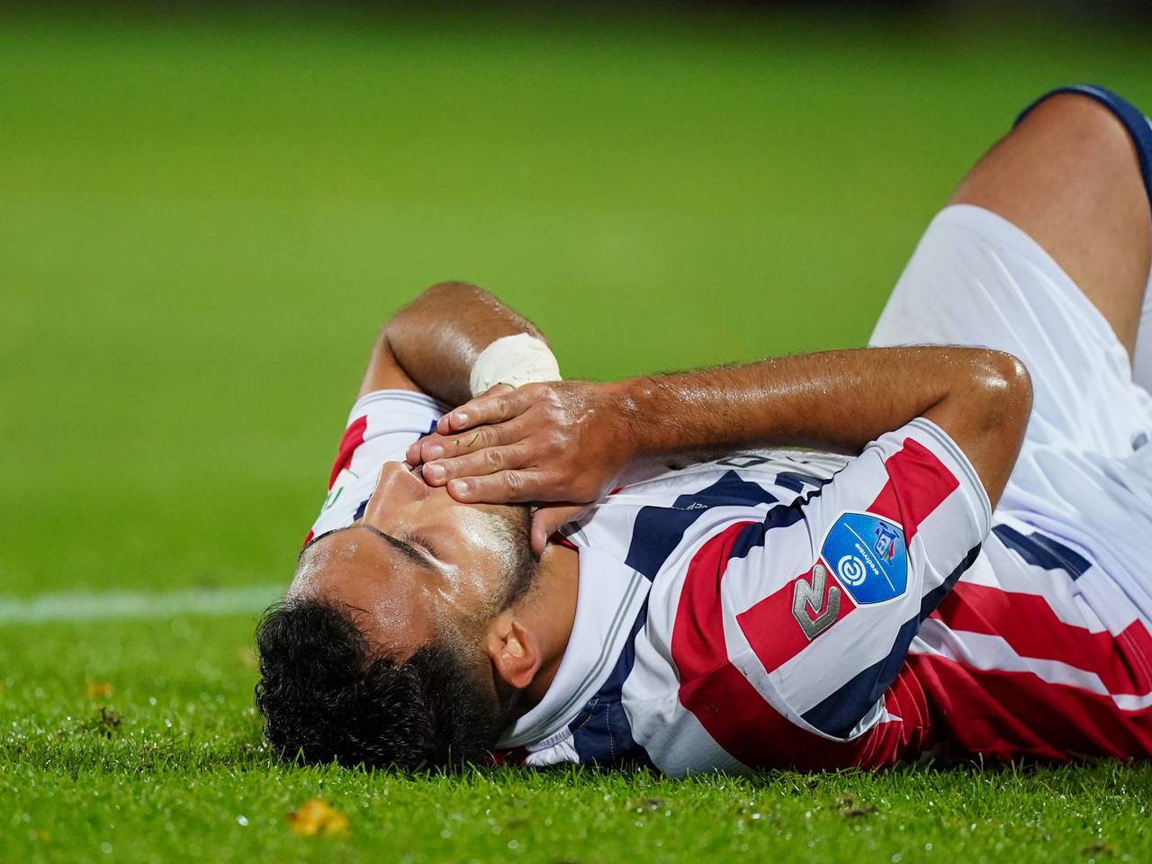 Teleurstelling bij Vangelis Pavlidis (foto: OrangePictures).