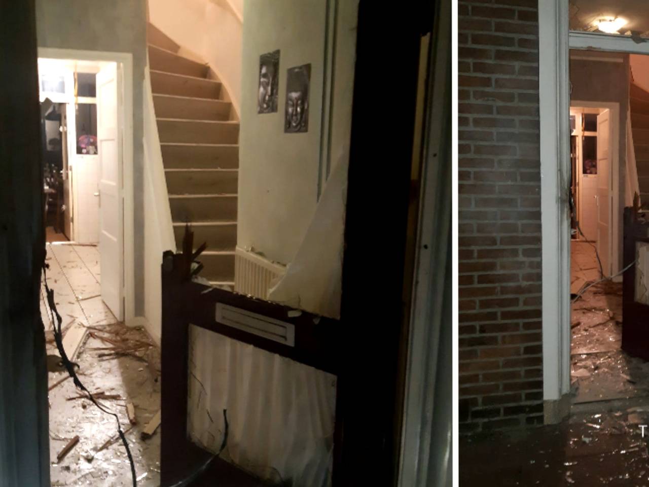 Forse schade na de explosie.