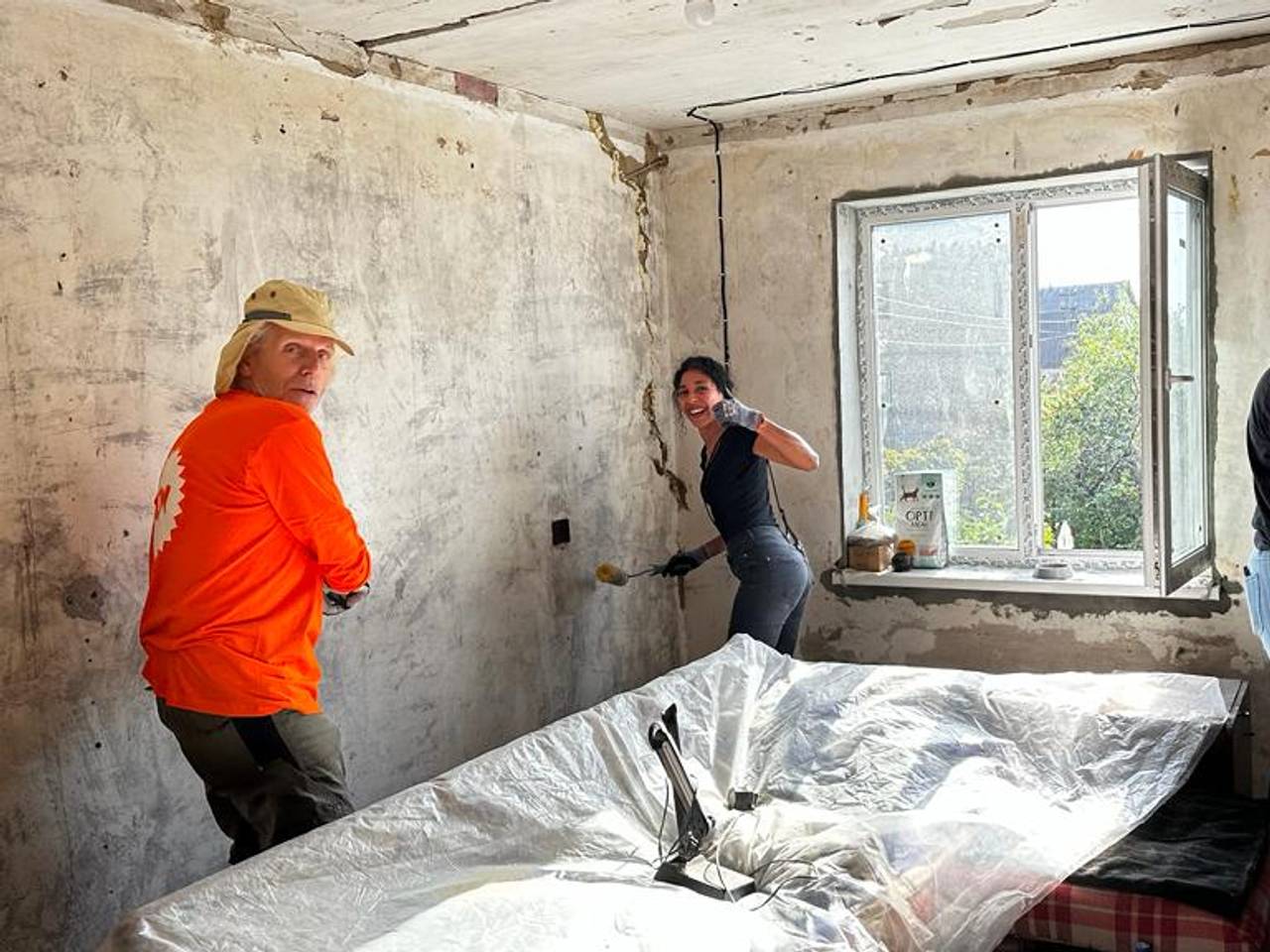 Deelnemers van de hulpreis, niet Natscha en Mirjam (privéfoto).