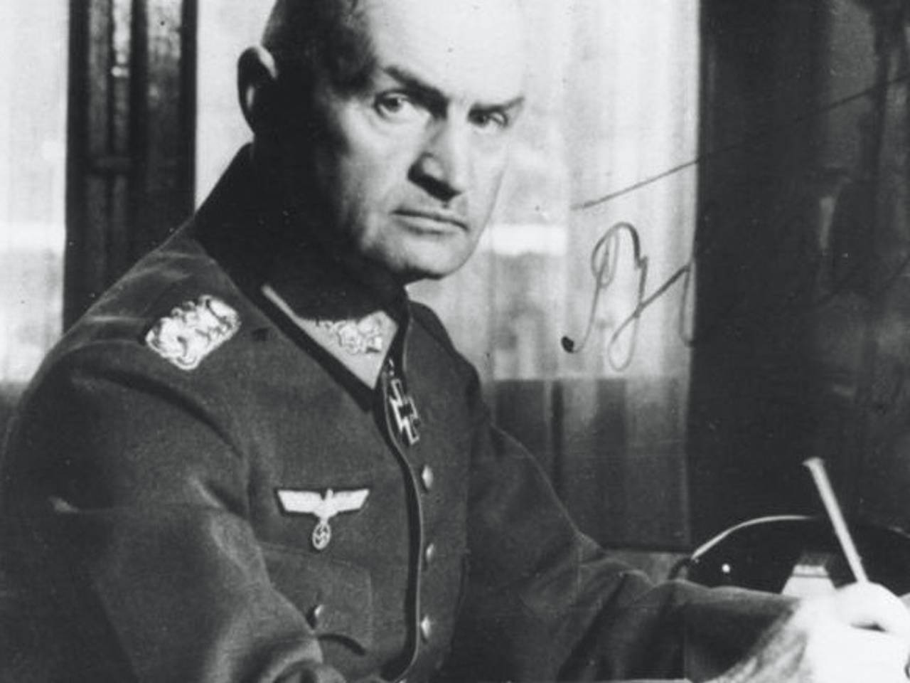 Generaal Johannes Blaskowitz, hoogste baas van de bezetter in mei 1945 (foto: Bundesarchiv).