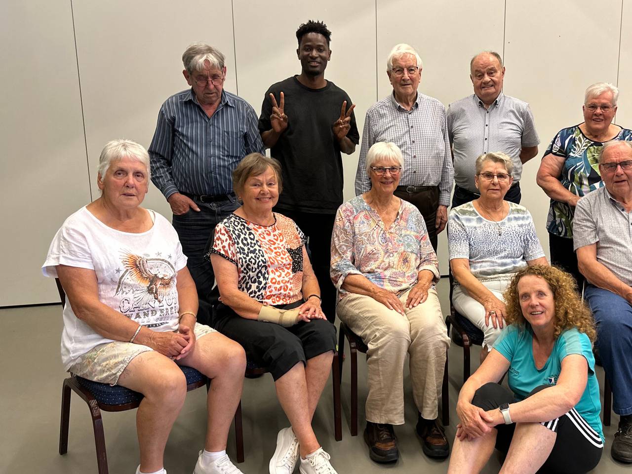 Momodou werkt als vrijwilliger bij het gemeenschapshuis Ons Trefpunt in Velp (eigen foto).