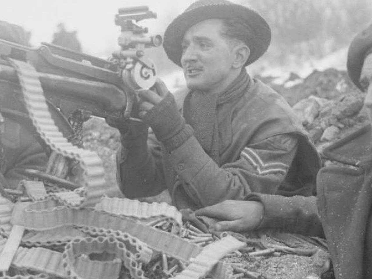 Britse eenheden houden de vijand in de gaten (foto: archief)