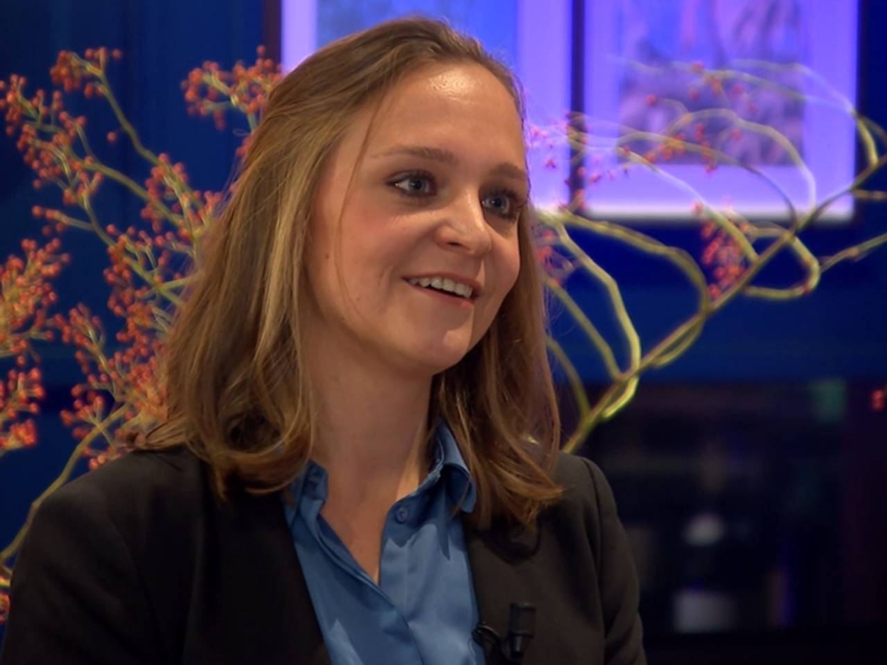 Jade van der Linden was 3 oktober te gast bij talkshow VRIJDAG van Omroep Brabant (foto: Omroep Brabant).