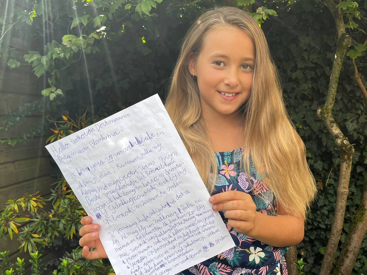 Yara (9) heeft haar hoop gevestigd op de burgemeester en wethouder van Helmond