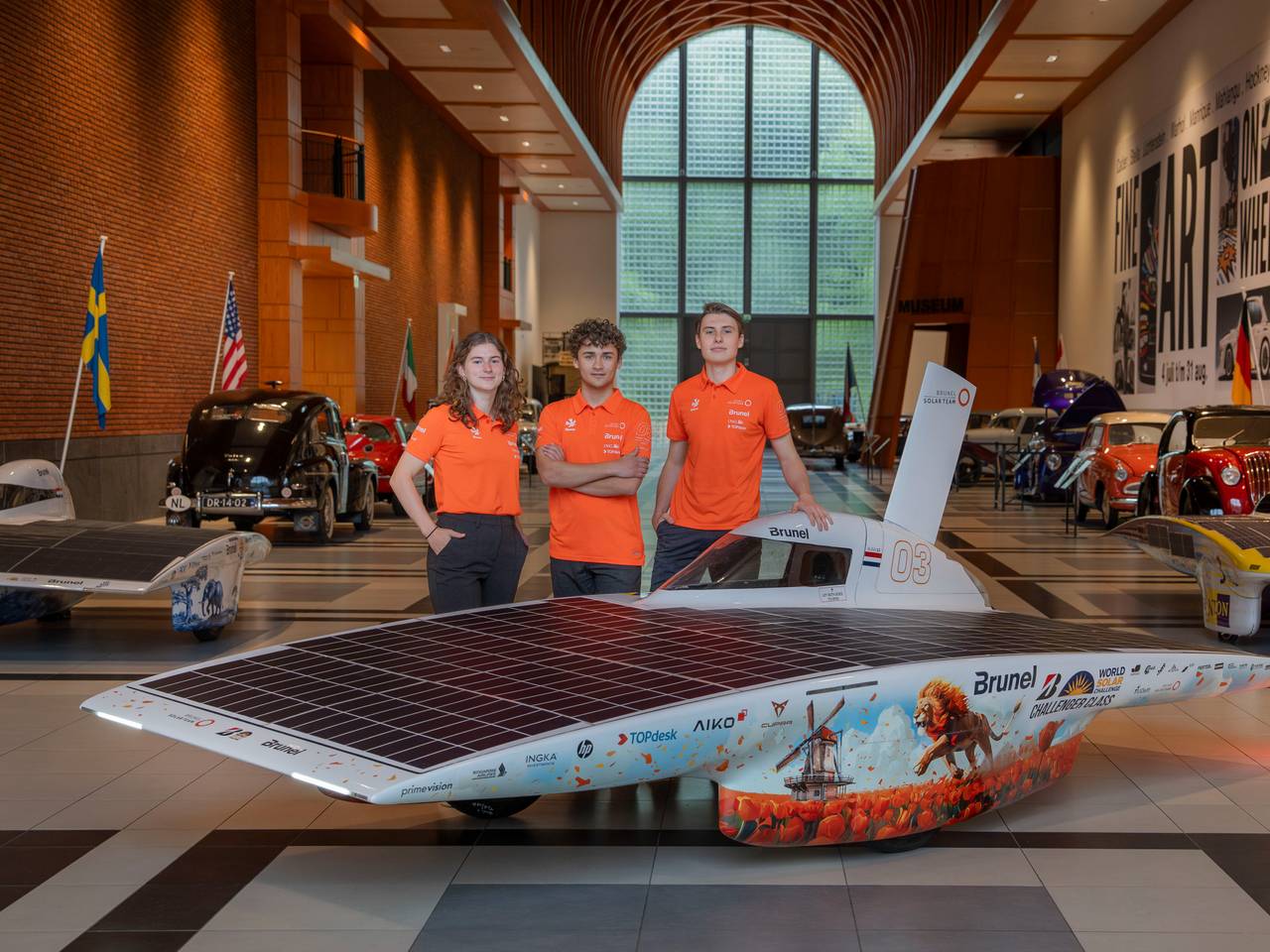 Van links naar rechts: Jans, Jules en Gilles (foto: Hans-Peter van Velthoven).