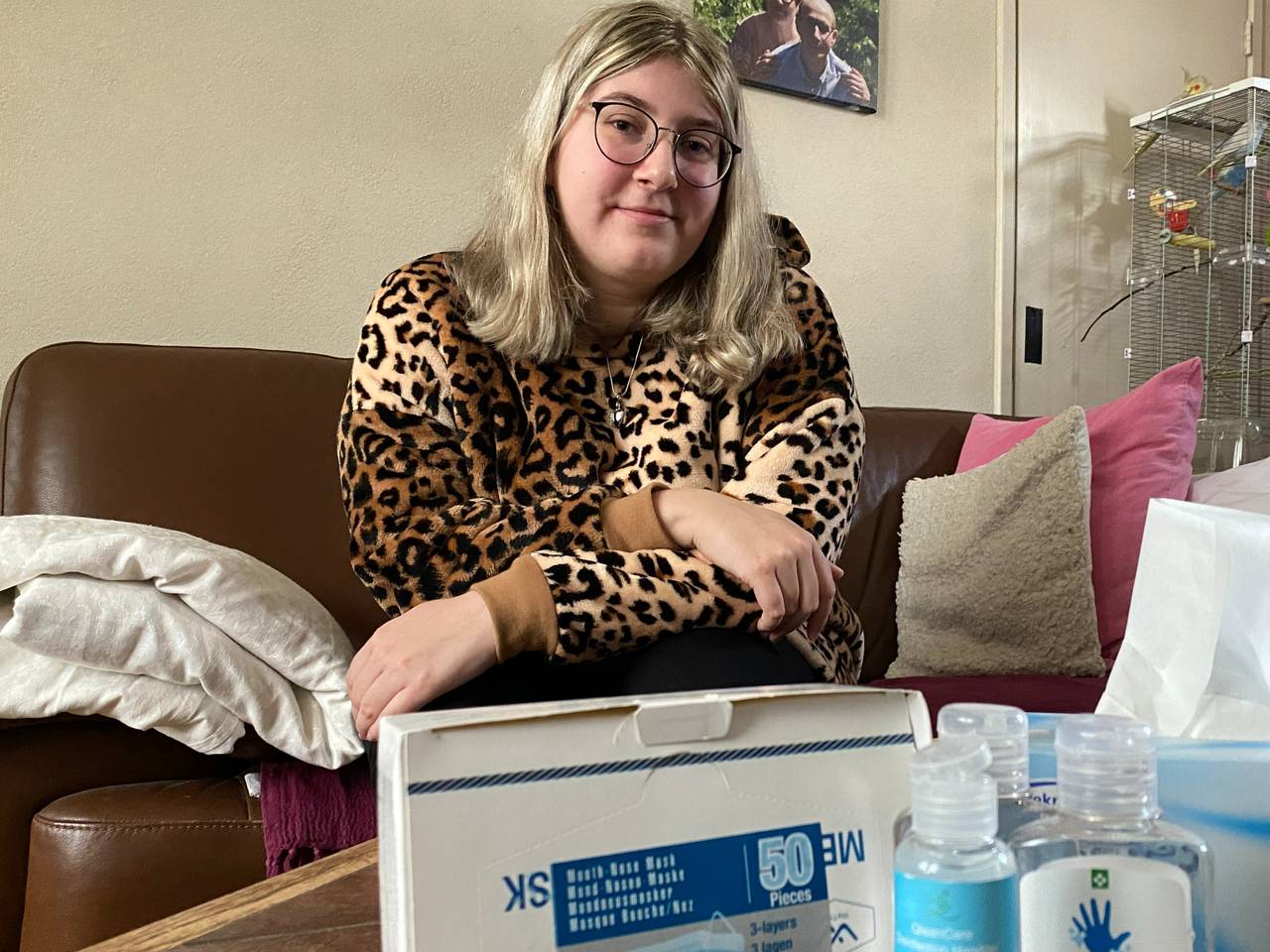 Longcovidpatiënte Melanie Poppelaars.