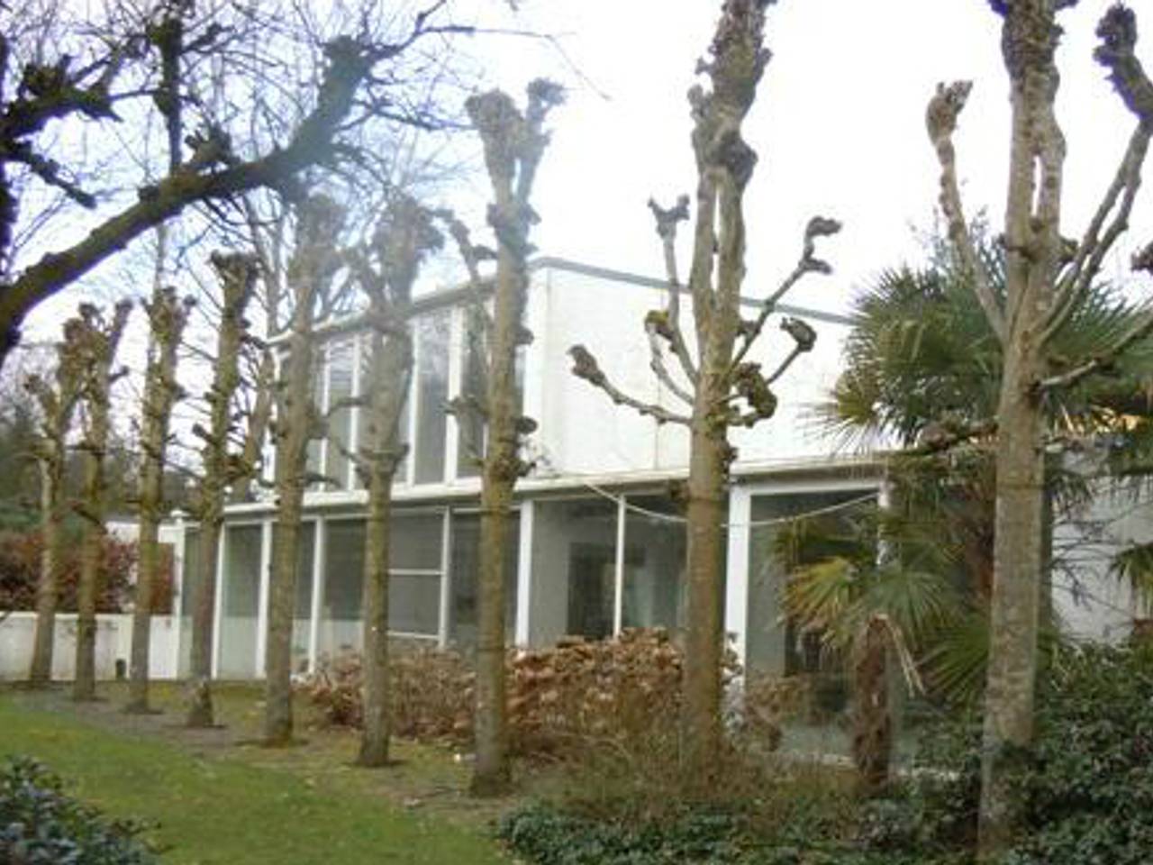 De leegstaande villa aan de Robijndijk in Roosendaal.