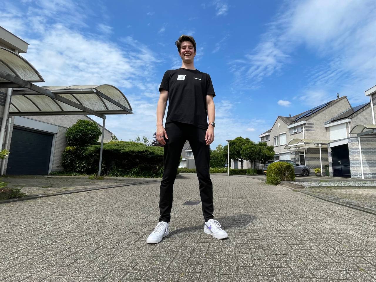 Lars raakt niet uitgekeken op zijn lengte