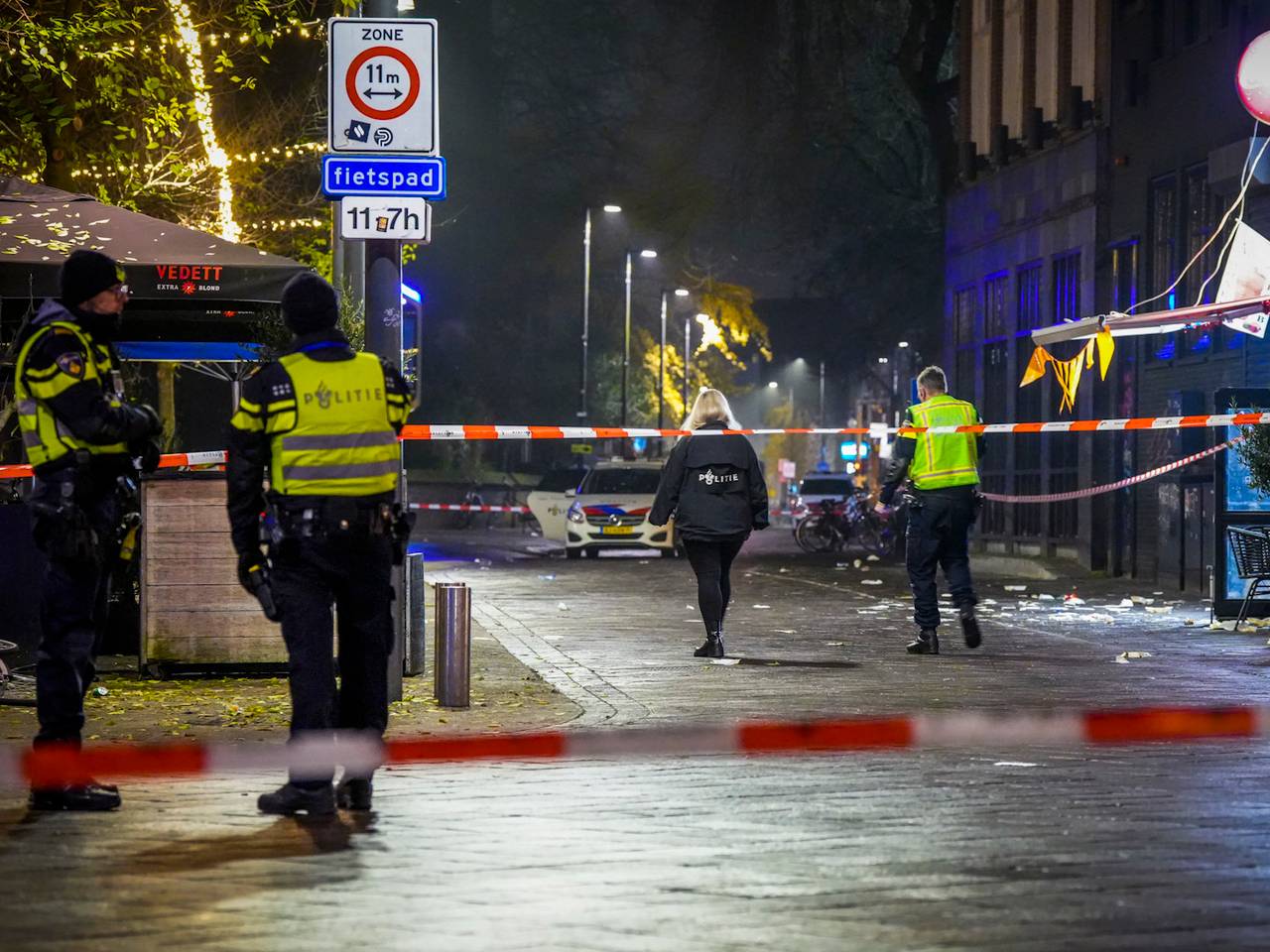 Politie doet onderzoek (foto: SQ Vision).