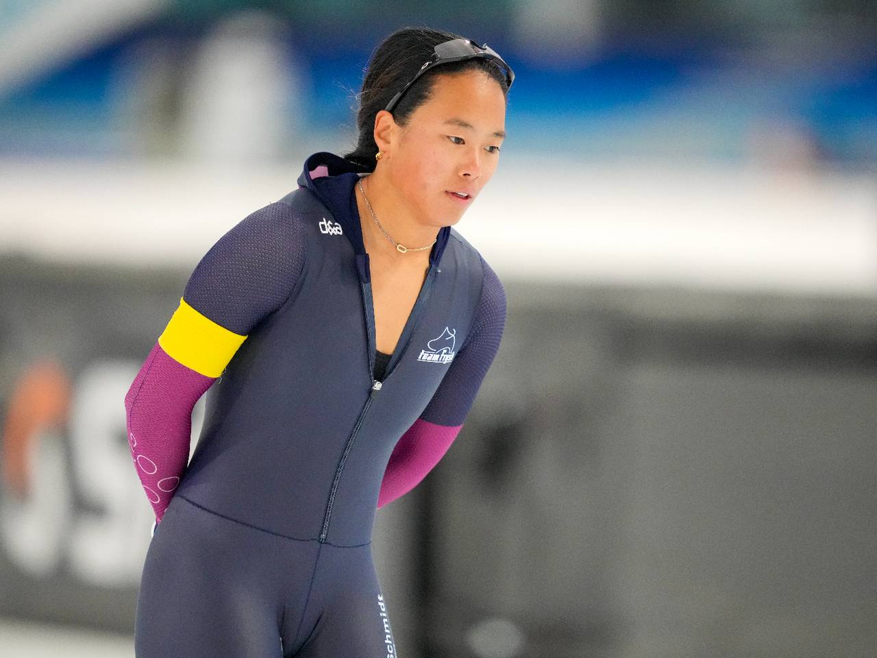 Ju-Lin de Visser tijdens een training (foto: Douwe Bijlsma/Orange Pictures).