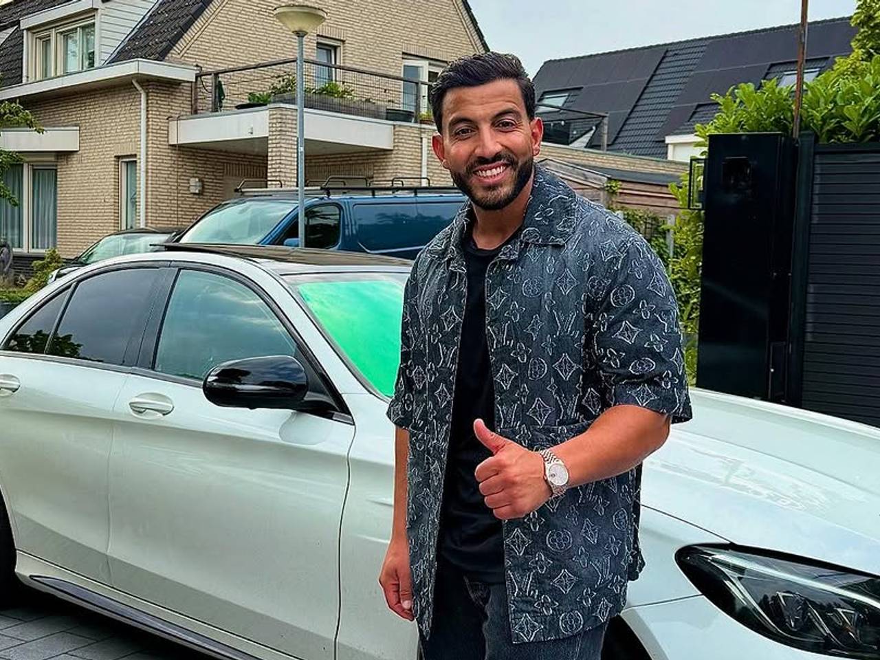 De in beslag genomen auto (Foto: Instagram).