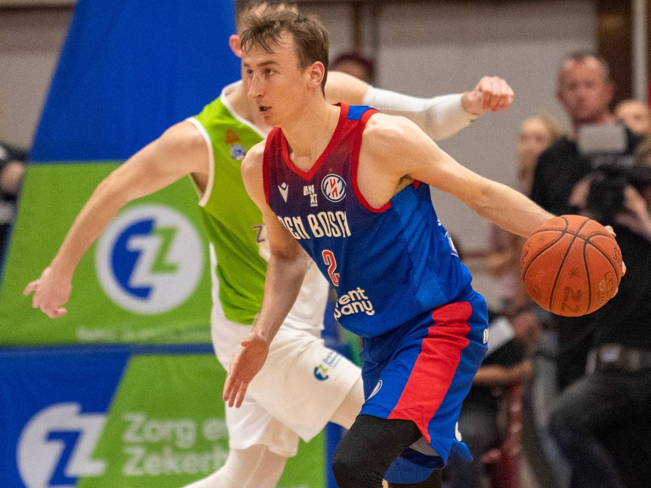 Aanvoerder Boy van Vliet in de kampioenswedstrijd van Heroes