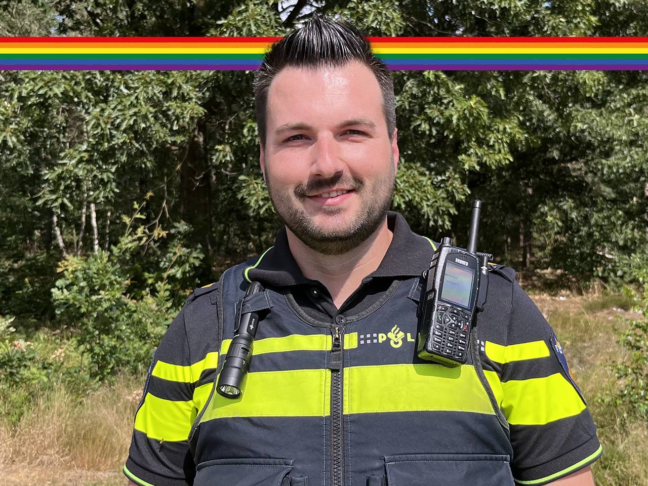 Politieagent Roy Verhoeven (foto: Ista van Galen).