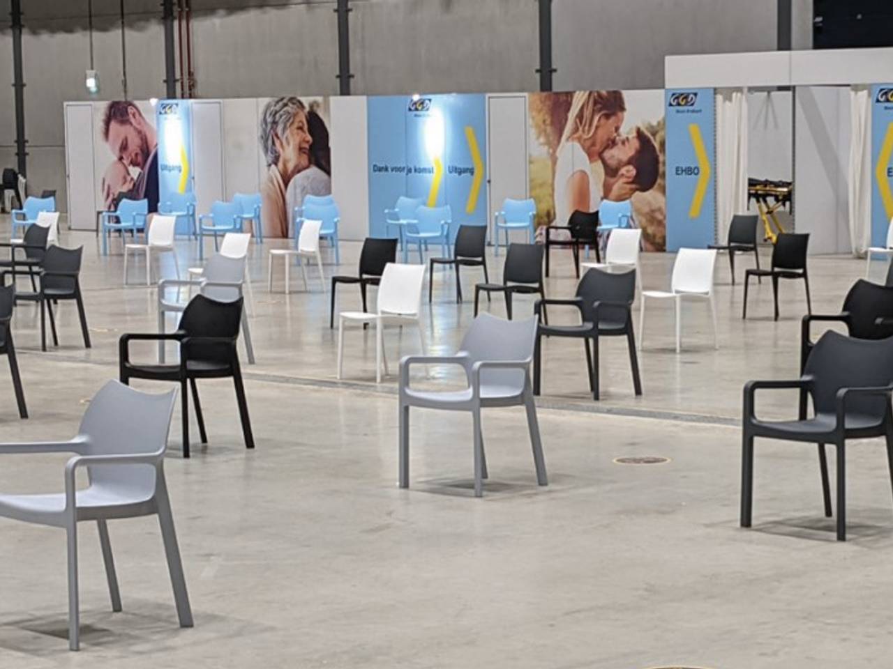 Er wordt momenteel minder geprikt. (archieffoto GGD West-Brabant)