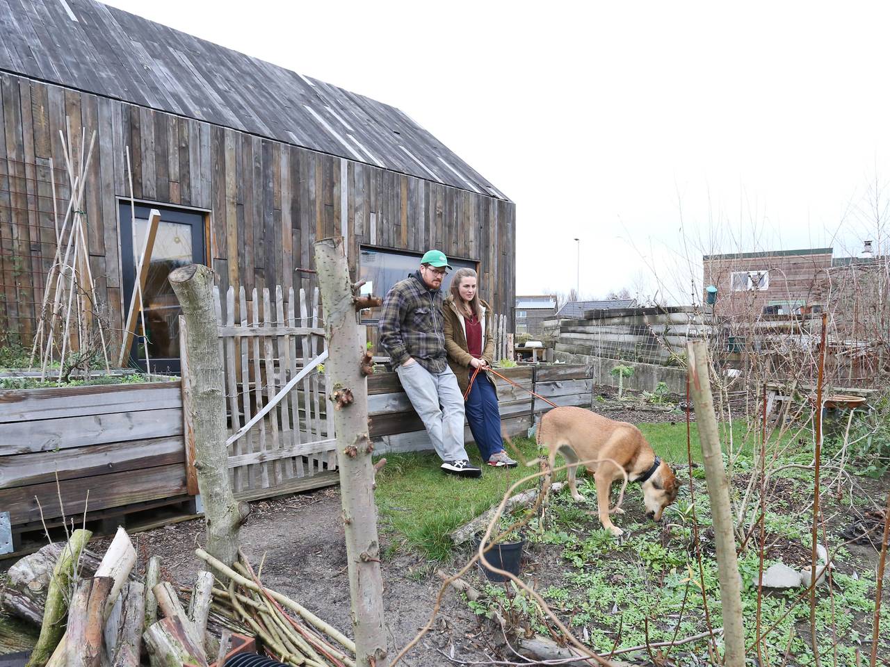 Het tiny house van Lisa en Jasper in Minitopia in Den Bosch (foto's: Karin Kamp en Lobke Kapteijns).