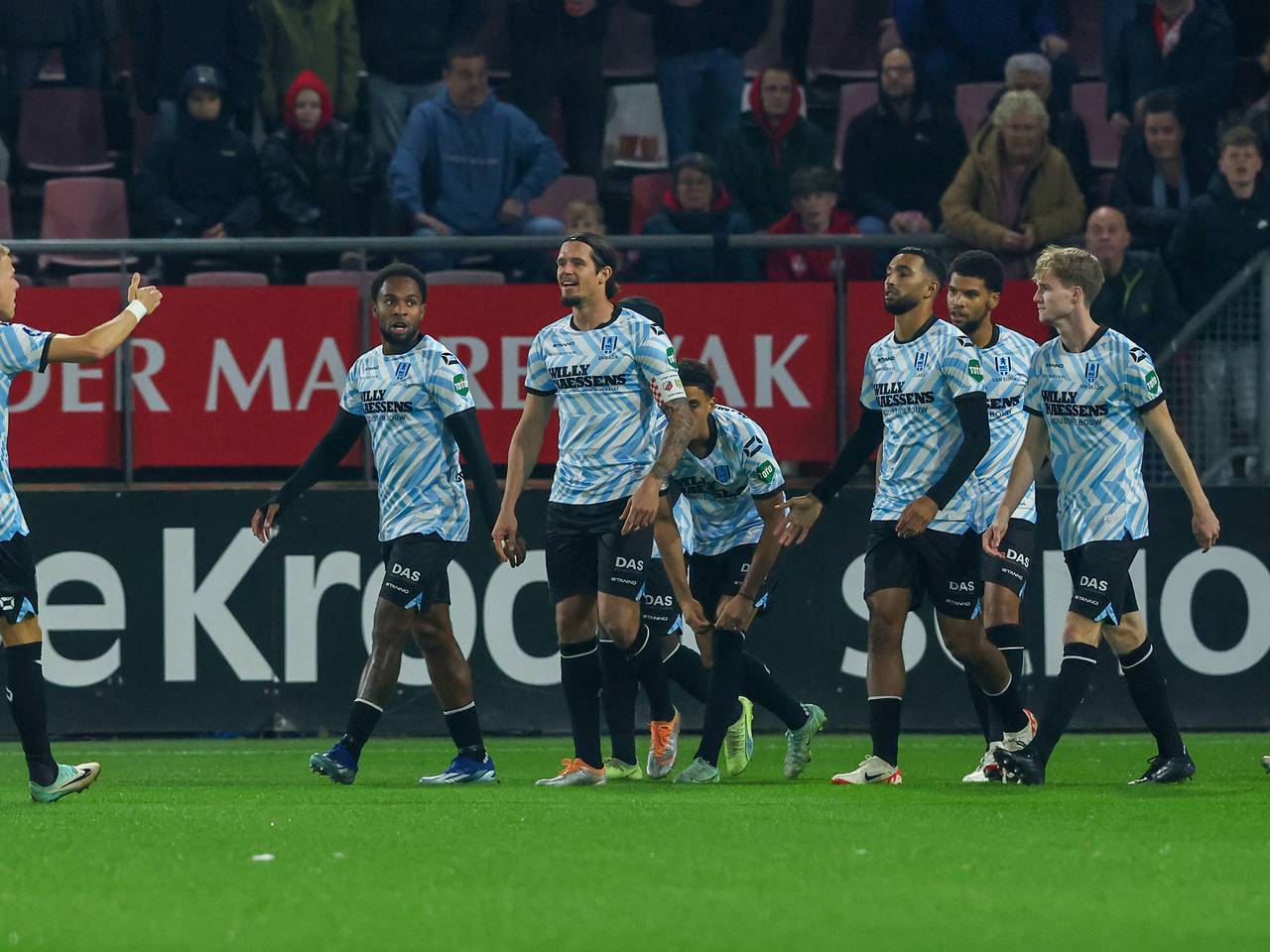 Toen RKC nog hoop had op een goed resultaat bij FC Utrecht (foto: Orange Pictures).
