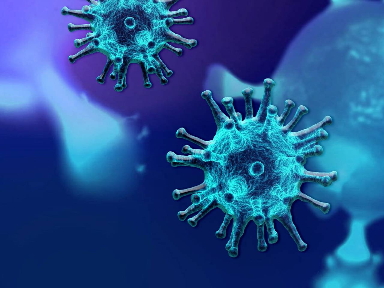 Een coronaillustratie