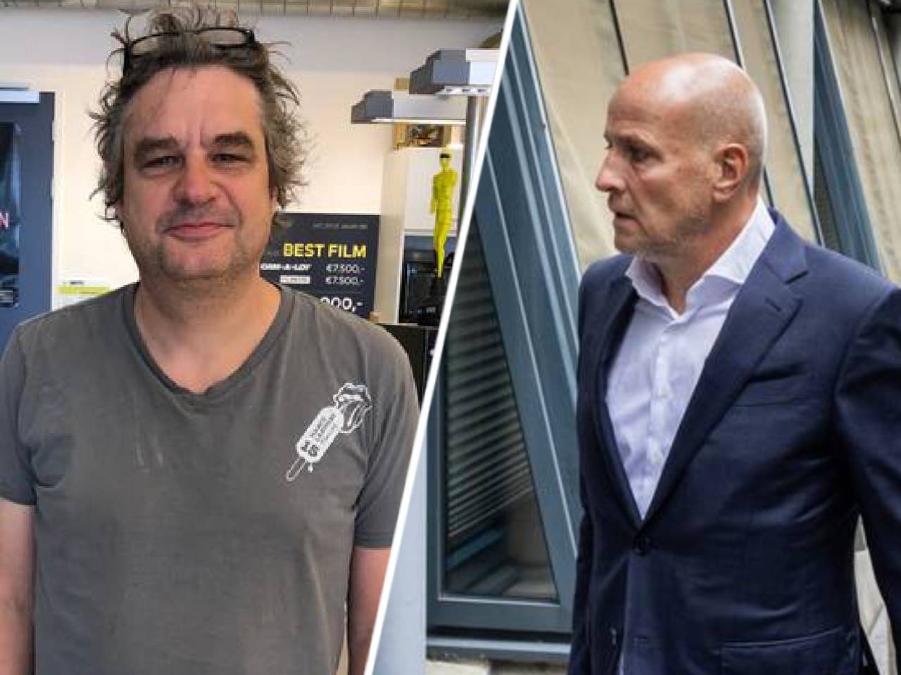 Frank Lammers en Frits van Eerd (foto's: ANP / Omroep Brabant).