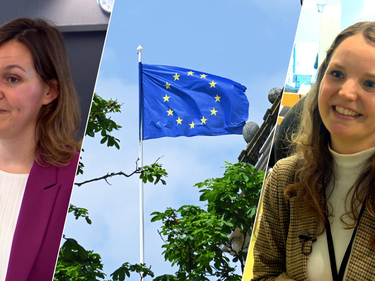 Lobbyisten Lieke (links) en Machteld (rechts). (Foto: Omroep Brabant/ANP).