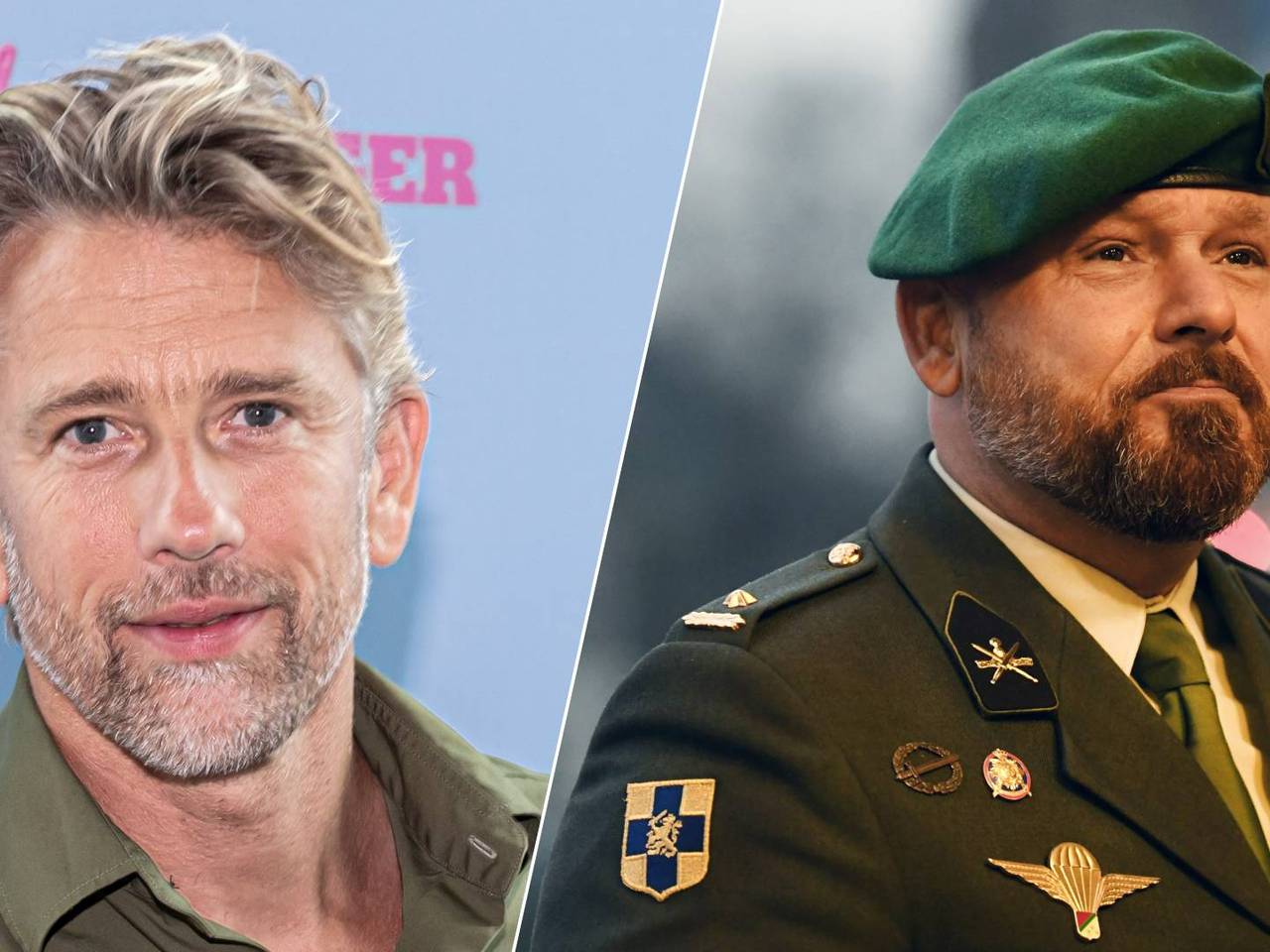 Waldemar Torenstra neemt de rol van Marco Kroon op zich (foto: bewerking ANP).