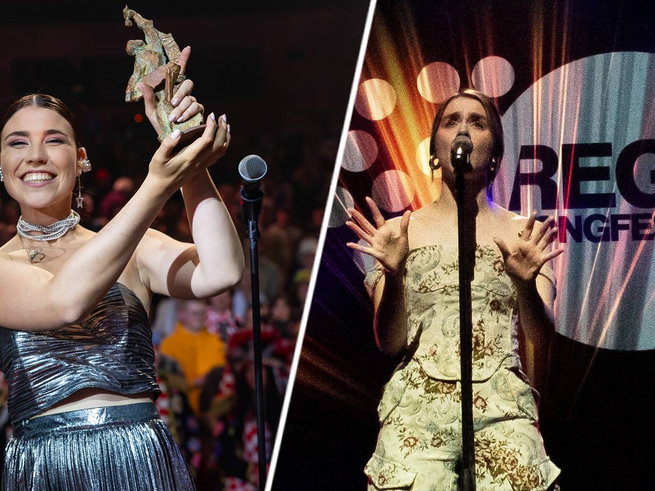 Winnares Emma Luca en de Brabantse Dominique de Bont die derde werd