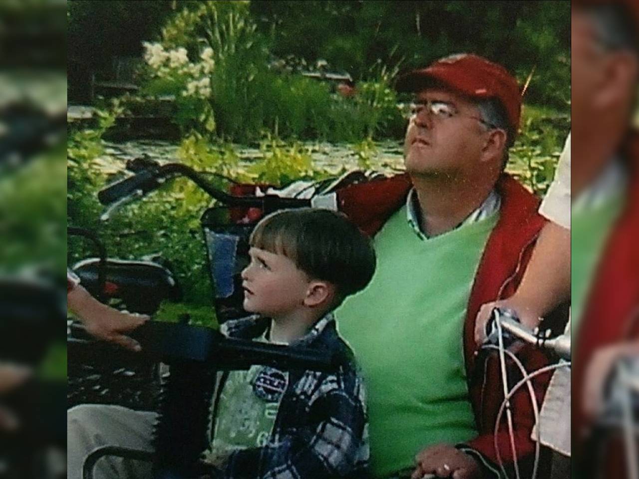 Thijs en zijn vader (privéarchief)