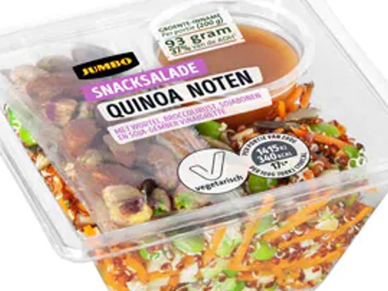 Deze salade wordt teruggeroepen. 