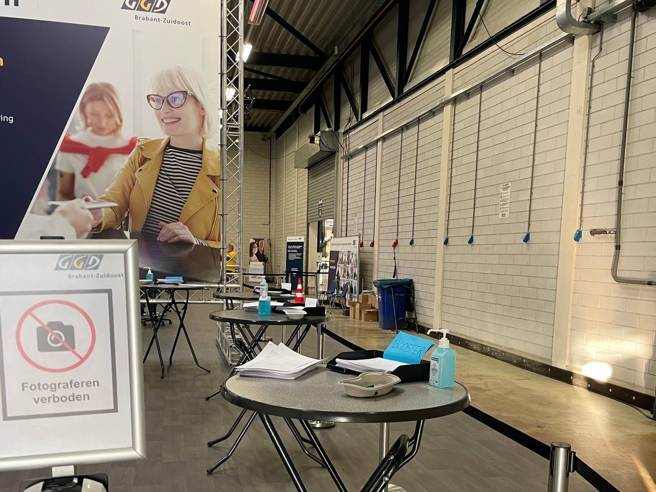 Geen drukte bij de GGD