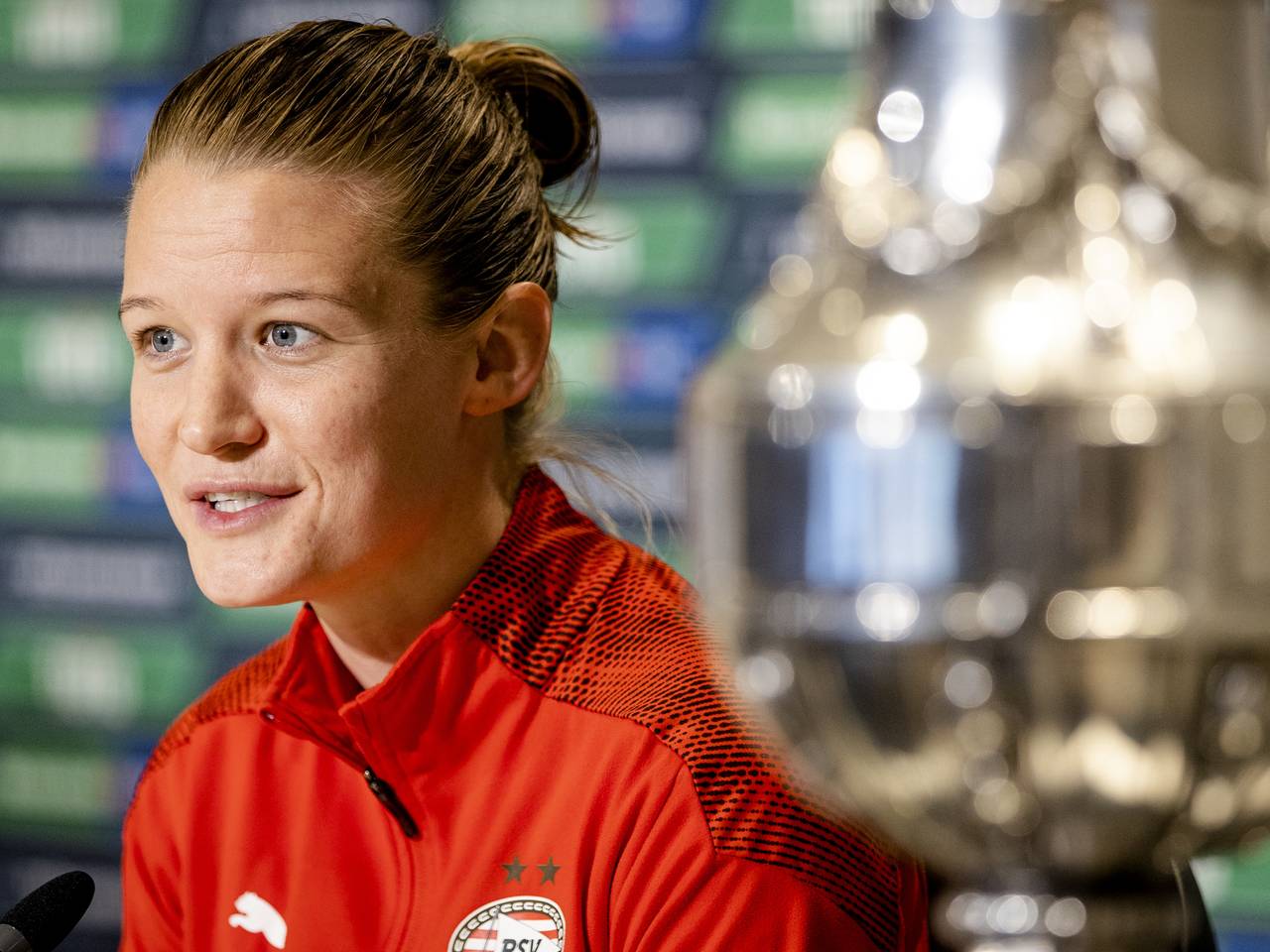 PSV-aanvoertster Mandy van den Berg (Foto: ANP)
