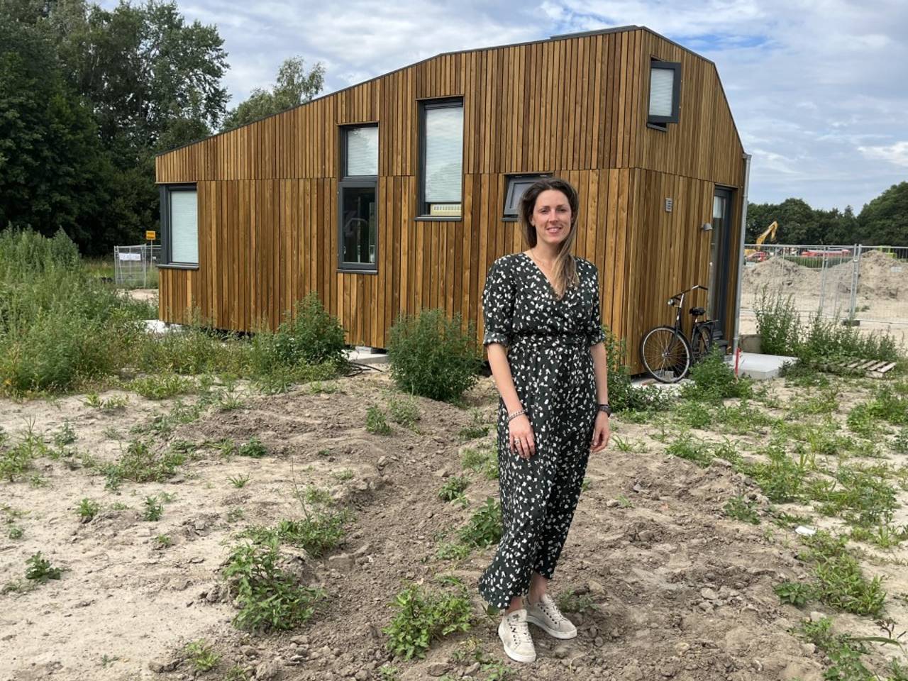Laura is de eerste bewoner van Minitopia in Eindhoven (foto: Rogier van Son).