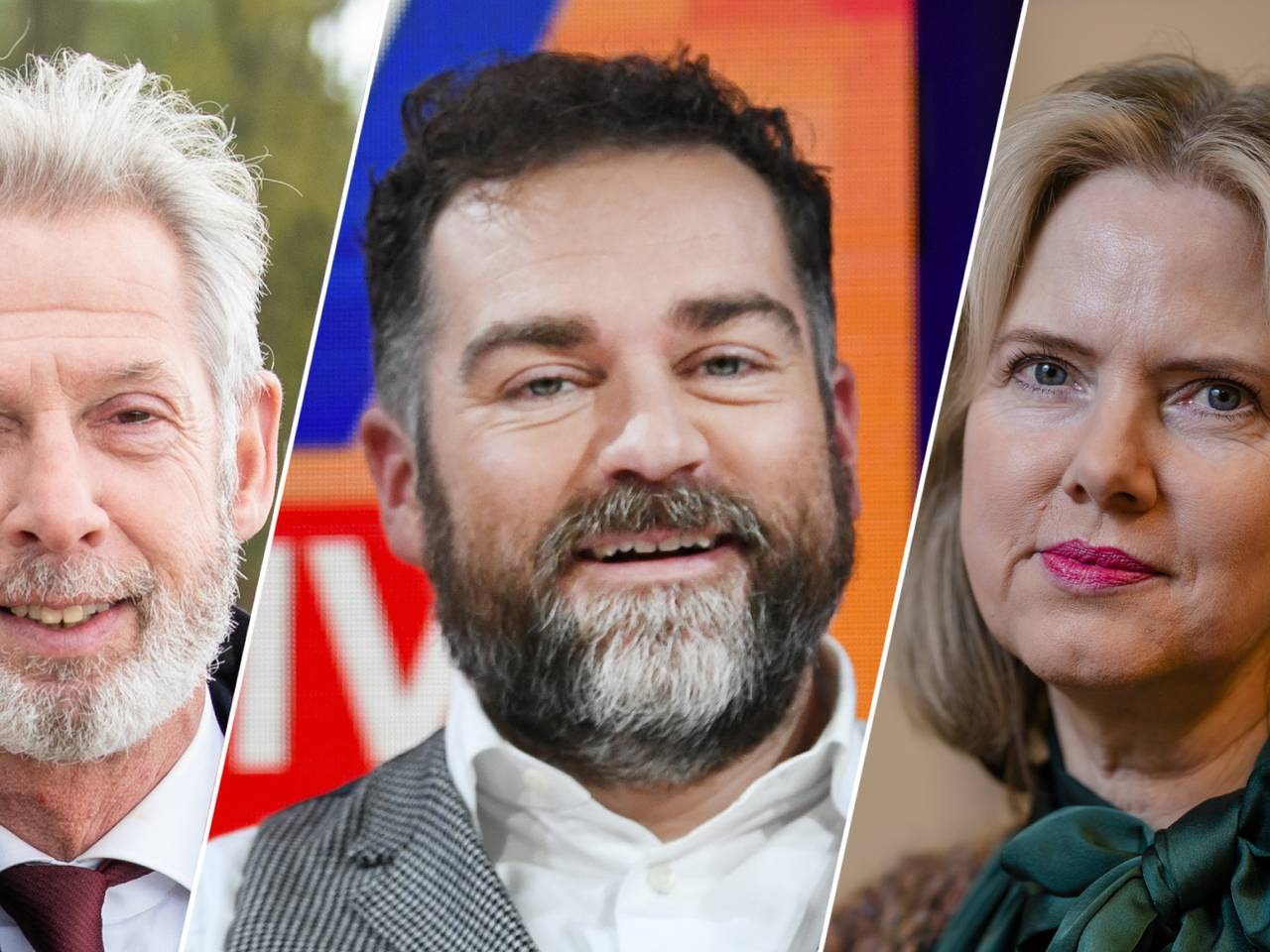 Onno Hoes, Klaas Dijkhoff en Cora van Nieuwenhuizen (foto: ANP).